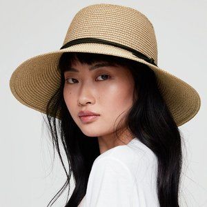Main Character Eau Claire Floppy Straw Hat Aritzia